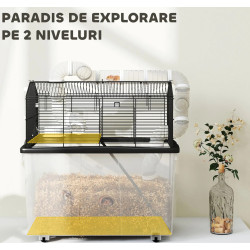 Cusca pentru hamsteri PawHut D51-475V00BK (Black) Thumb