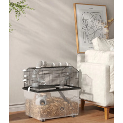 Cusca pentru hamsteri PawHut D51-475V00BK (Black) Thumb