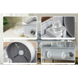 Cusca pentru hamsteri PawHut D51-482V00GY (Grey) Thumb