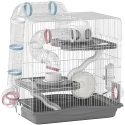 Cusca pentru hamsteri PawHut D51-524V00GY (Grey) Thumb