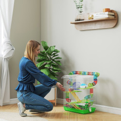 Cusca pentru hamsteri PawHut D51-526V00GY (Green) Thumb