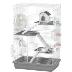 Cusca pentru hamsteri PawHut D51-526V00GY (Grey)