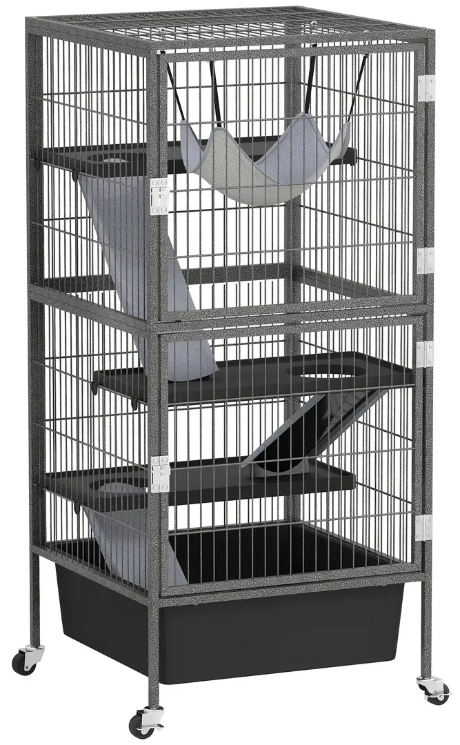 Cusca pentru animale mici PawHut D51-486V00SR (Grey)