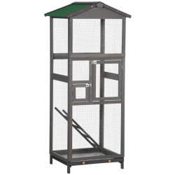 Colivie pentru pasari PawHut D10-004V00LG (Light Grey) Thumb