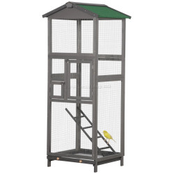 Colivie pentru pasari PawHut D10-004V00LG (Light Grey)