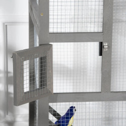 Colivie pentru pasari PawHut D10-004V00LG (Light Grey) Thumb