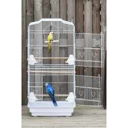 Colivie pentru pasari PawHut D10-018V01WT (White) Thumb