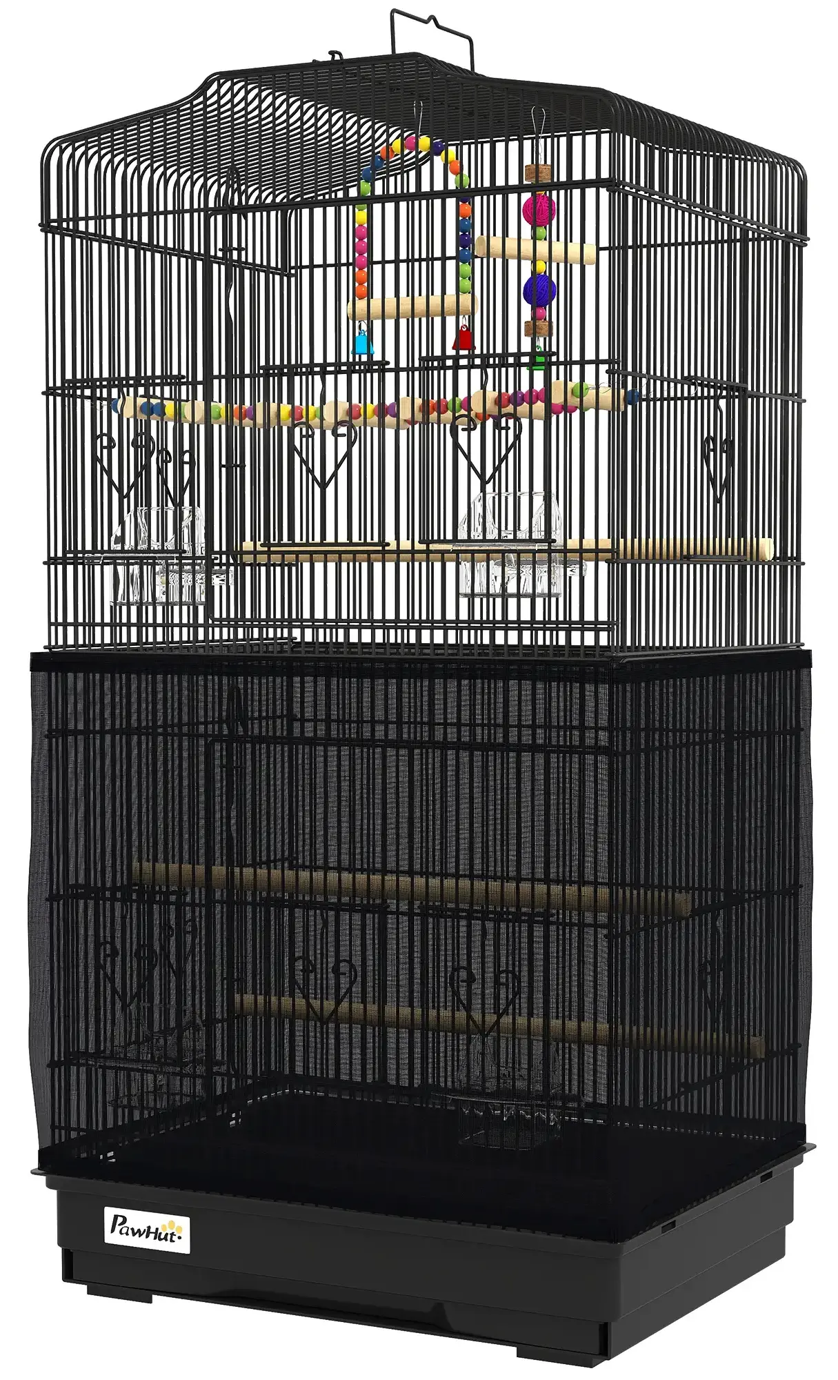 Colivie pentru pasari PawHut D10-018V02BK (Black) - 2