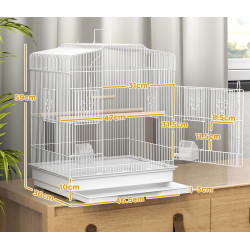 Colivie pentru pasari D10-018V03WT (White) Thumb