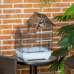 Colivie pentru pasari PawHut D10-063V01WT (Black) Thumb