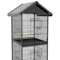 Colivie pentru pasari PawHut D10-065V01BK (Black) Thumb