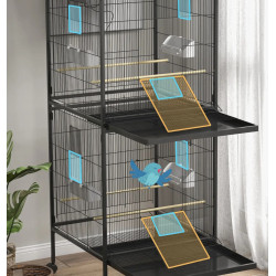 Colivie pentru pasari PawHut D10-065V01BK (Black) Thumb