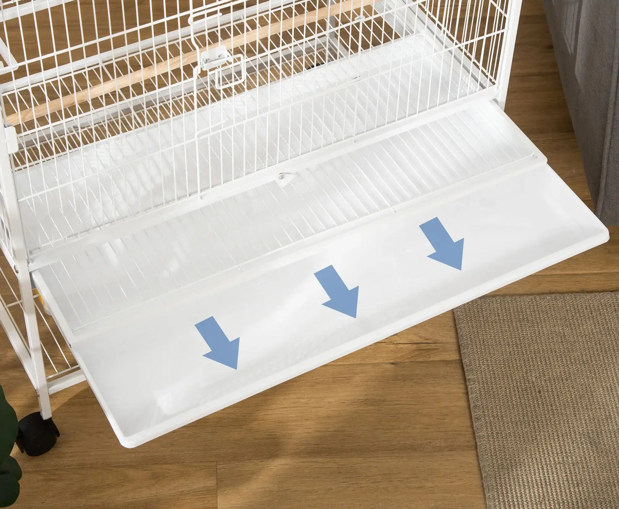 Colivie pentru pasari PawHut D10-075WT (White) - 5