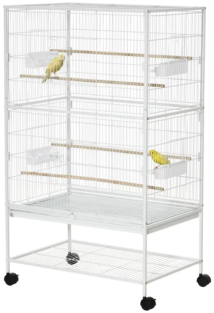 Colivie pentru pasari PawHut D10-075WT (White)