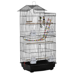 Colivie pentru pasari PawHut D10-081 (Black) Thumb