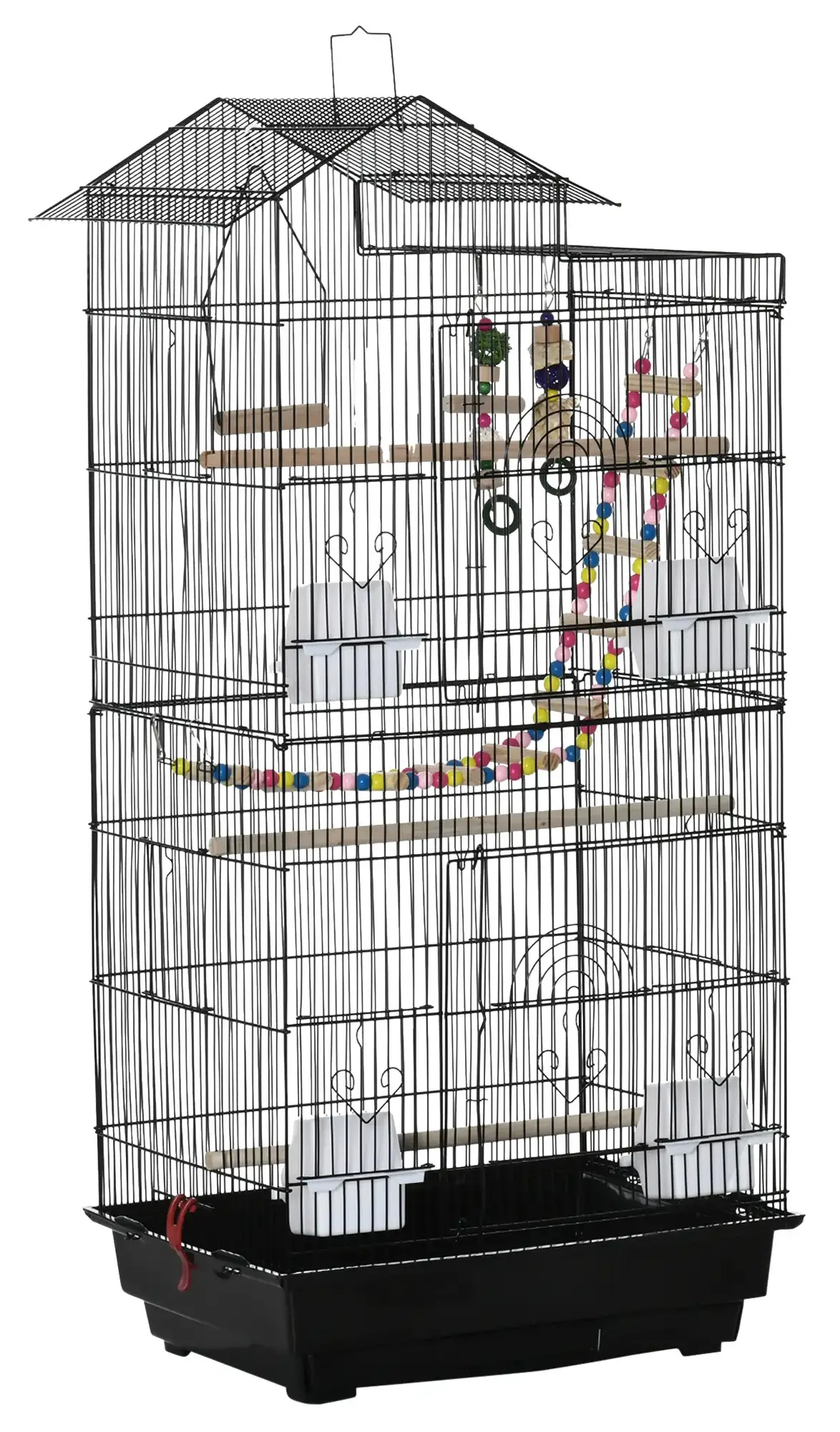 Colivie pentru pasari PawHut D10-081 (Black) - 3