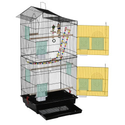 Colivie pentru pasari PawHut D10-081 (Black) Thumb