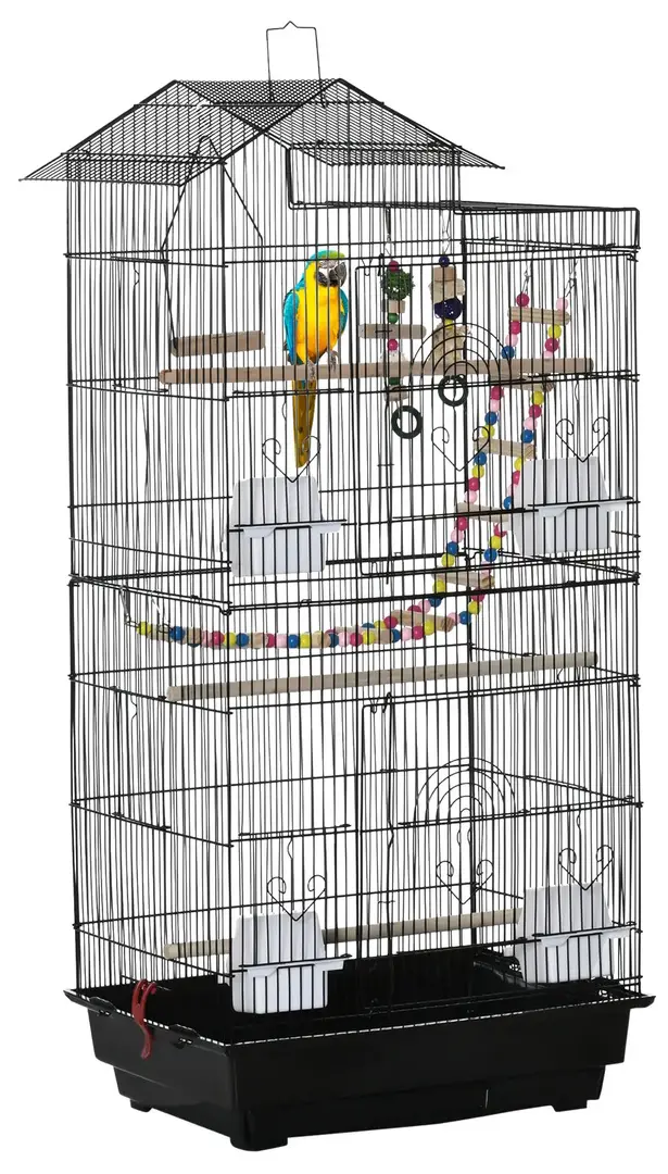 Colivie pentru pasari PawHut D10-081 (Black)