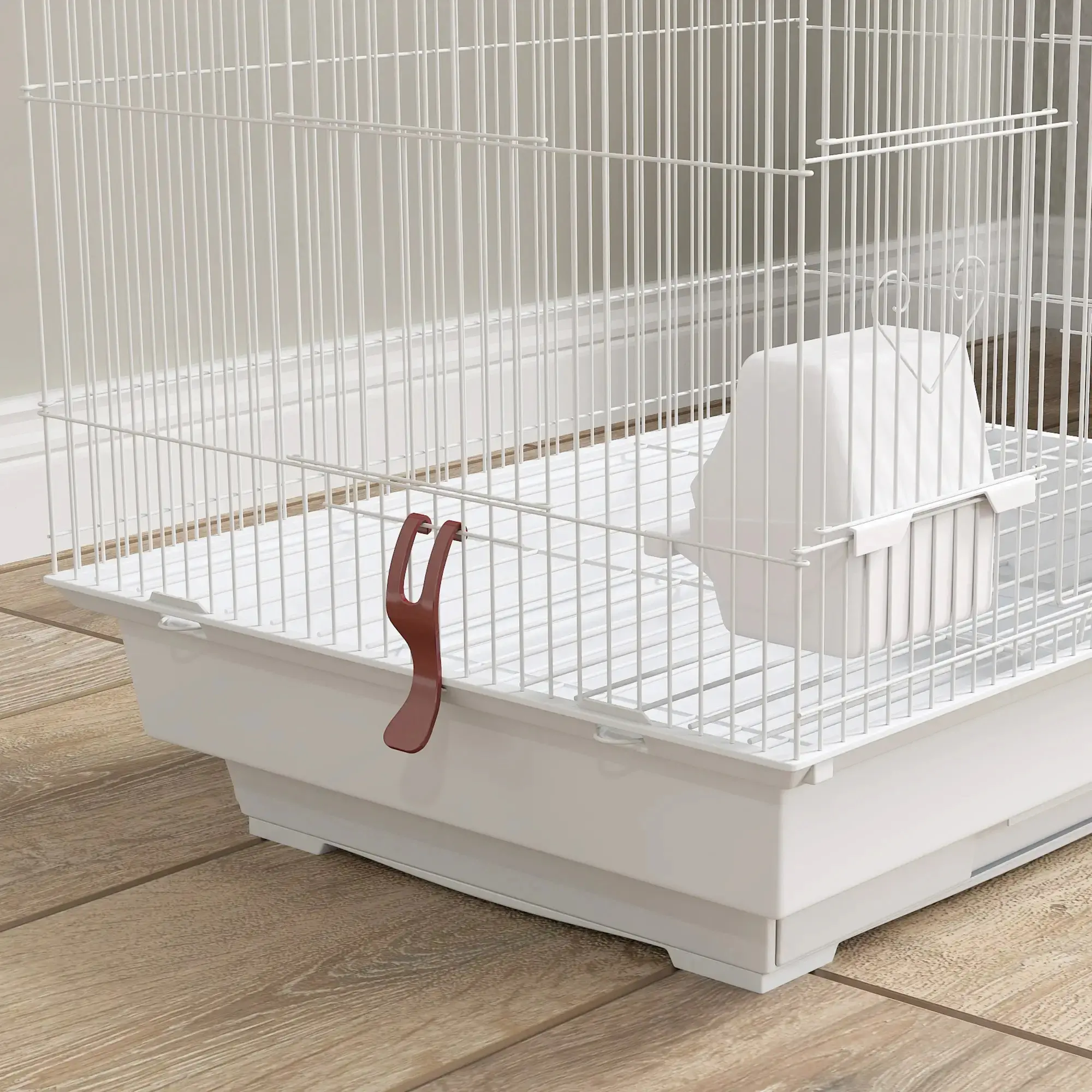 Colivie pentru pasari PawHut D10-081V00WT (White) - 7