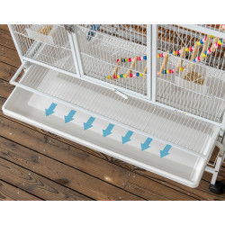 Colivie pentru pasari PawHut D10-089V00WT (White) Thumb