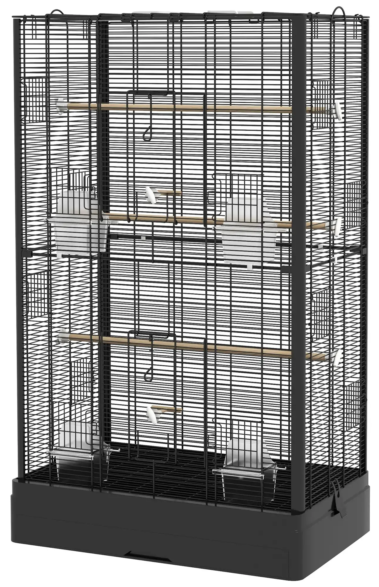 Клетка для птиц PawHut D10-097V01BK (Black) - 2