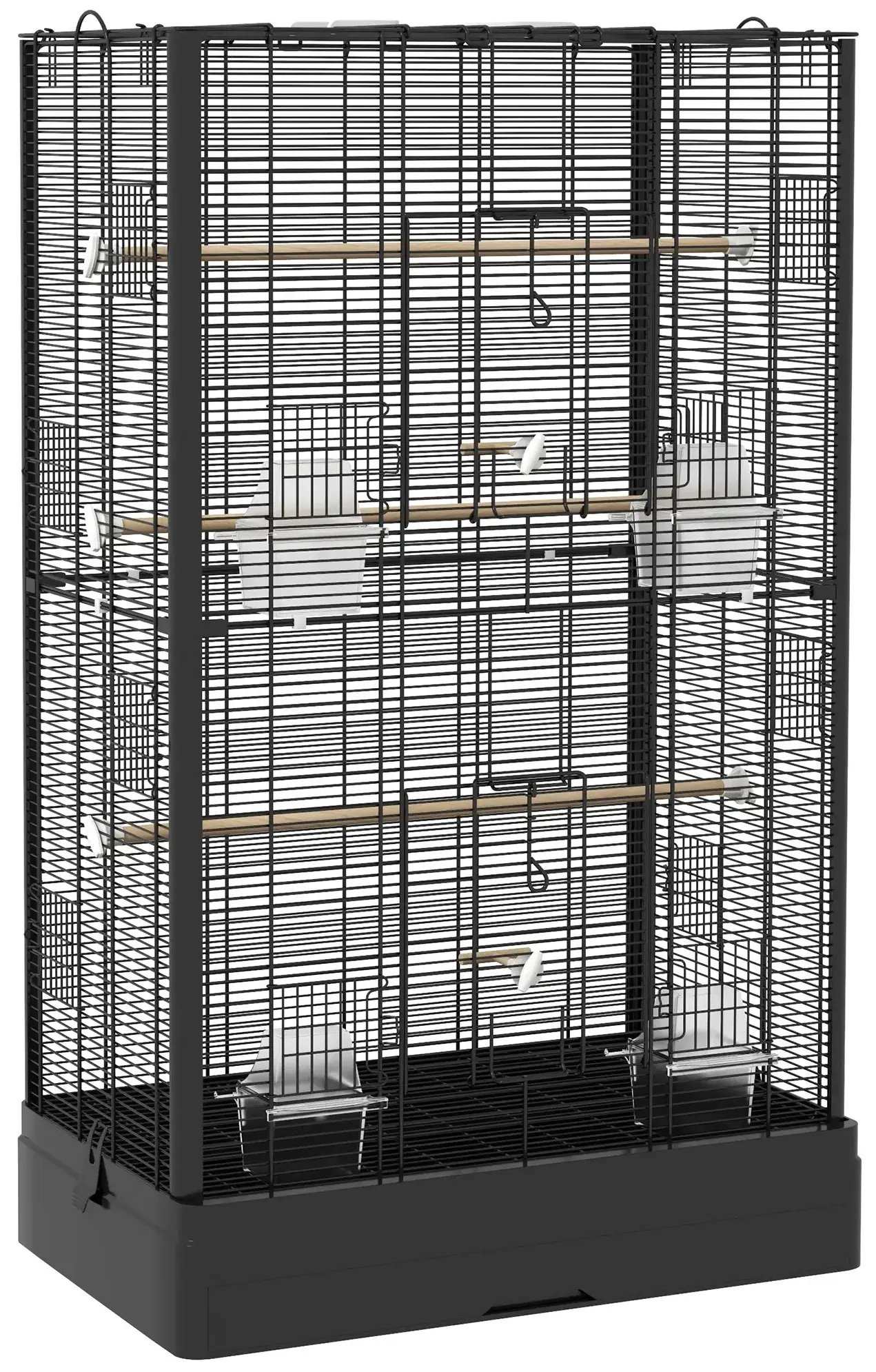 Клетка для птиц PawHut D10-097V01BK (Black) - 3