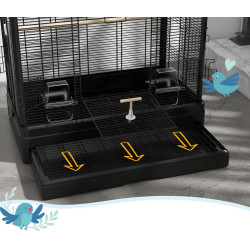 Клетка для птиц PawHut D10-097V01BK (Black) Thumb