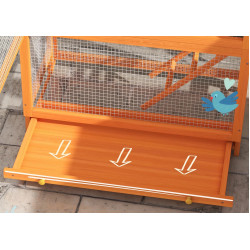 Colivie pentru pasari PawHut D10-098V00OG (Orange) Thumb