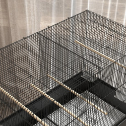 Colivie pentru pasari PawHut D10-100V00BK (Black) Thumb