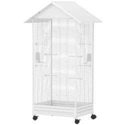 Клетка для птиц PawHut D10-103V00WT (White) Thumb