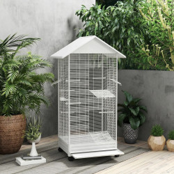 Клетка для птиц PawHut D10-103V00WT (White) Thumb