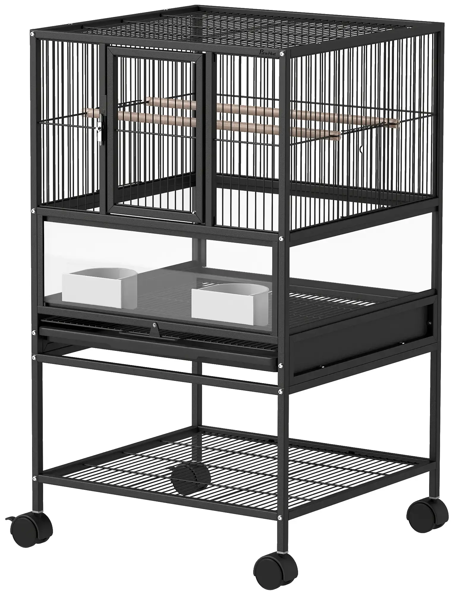 Клетка для птиц PawHut D10-107V00BK (Black) - 2