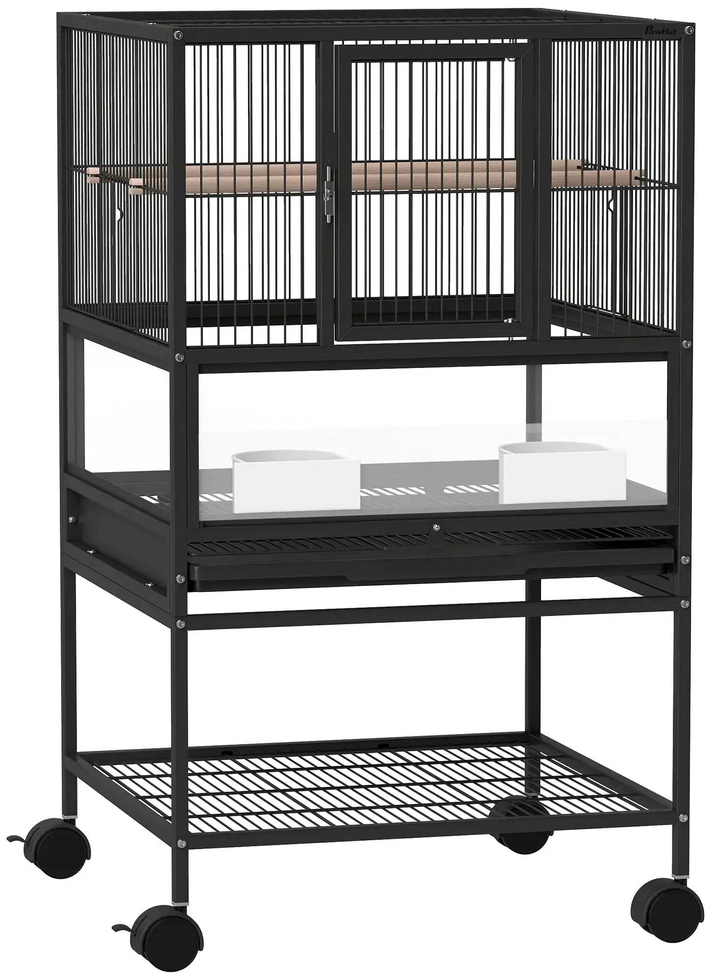 Клетка для птиц PawHut D10-107V00BK (Black) - 3