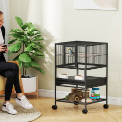 Клетка для птиц PawHut D10-107V00BK (Black) Thumb