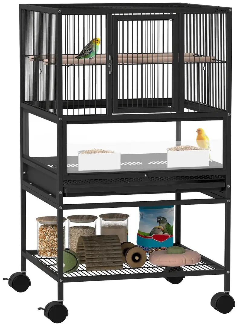 Клетка для птиц PawHut D10-107V00BK (Black)