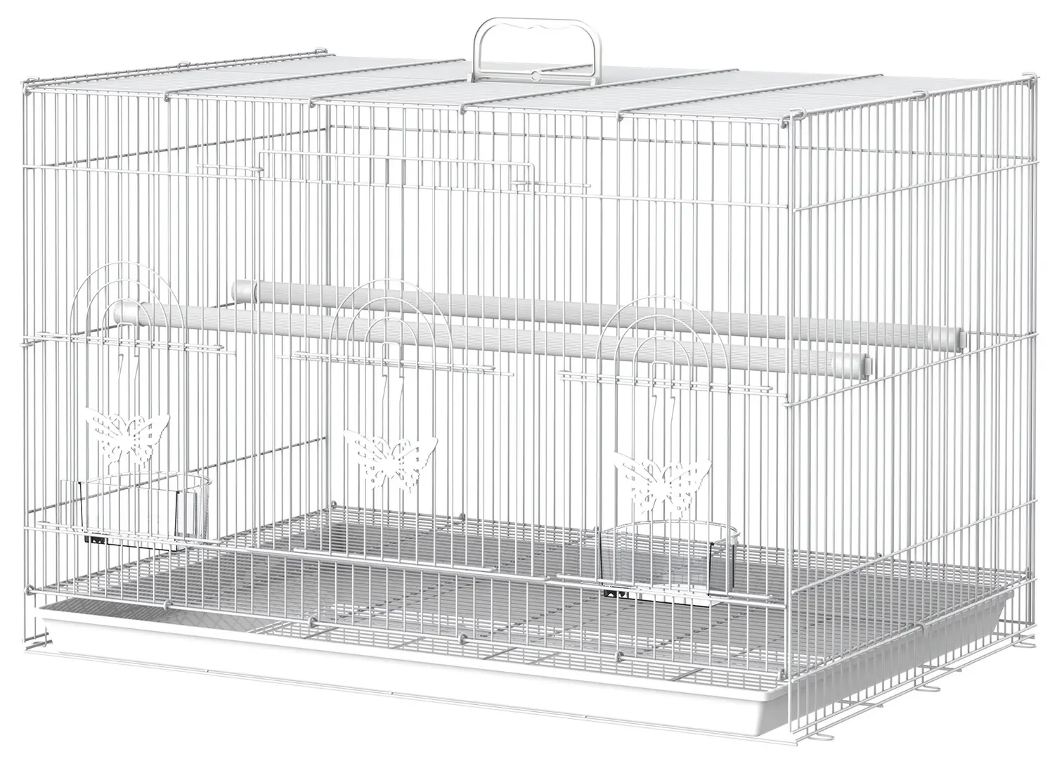 Colivie pentru pasari PawHut D51-025 (White)