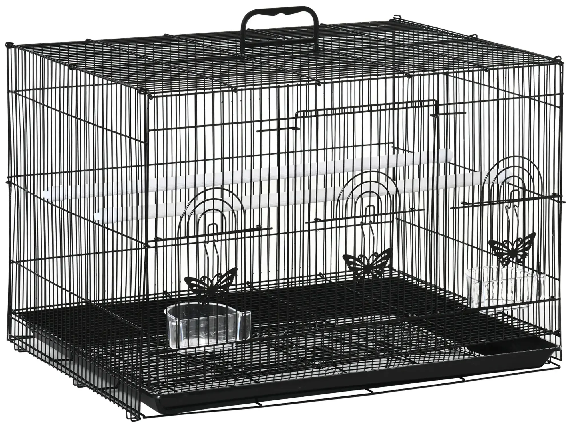 Colivie pentru pasari PawHut D51-025BK (Black) - 2