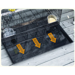 Colivie pentru pasari PawHut D51-025BK (Black) Thumb