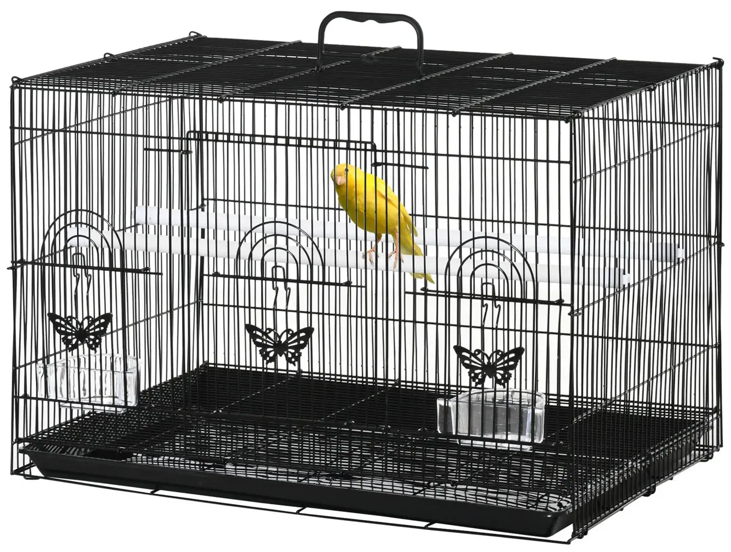 Colivie pentru pasari PawHut D51-025BK (Black)