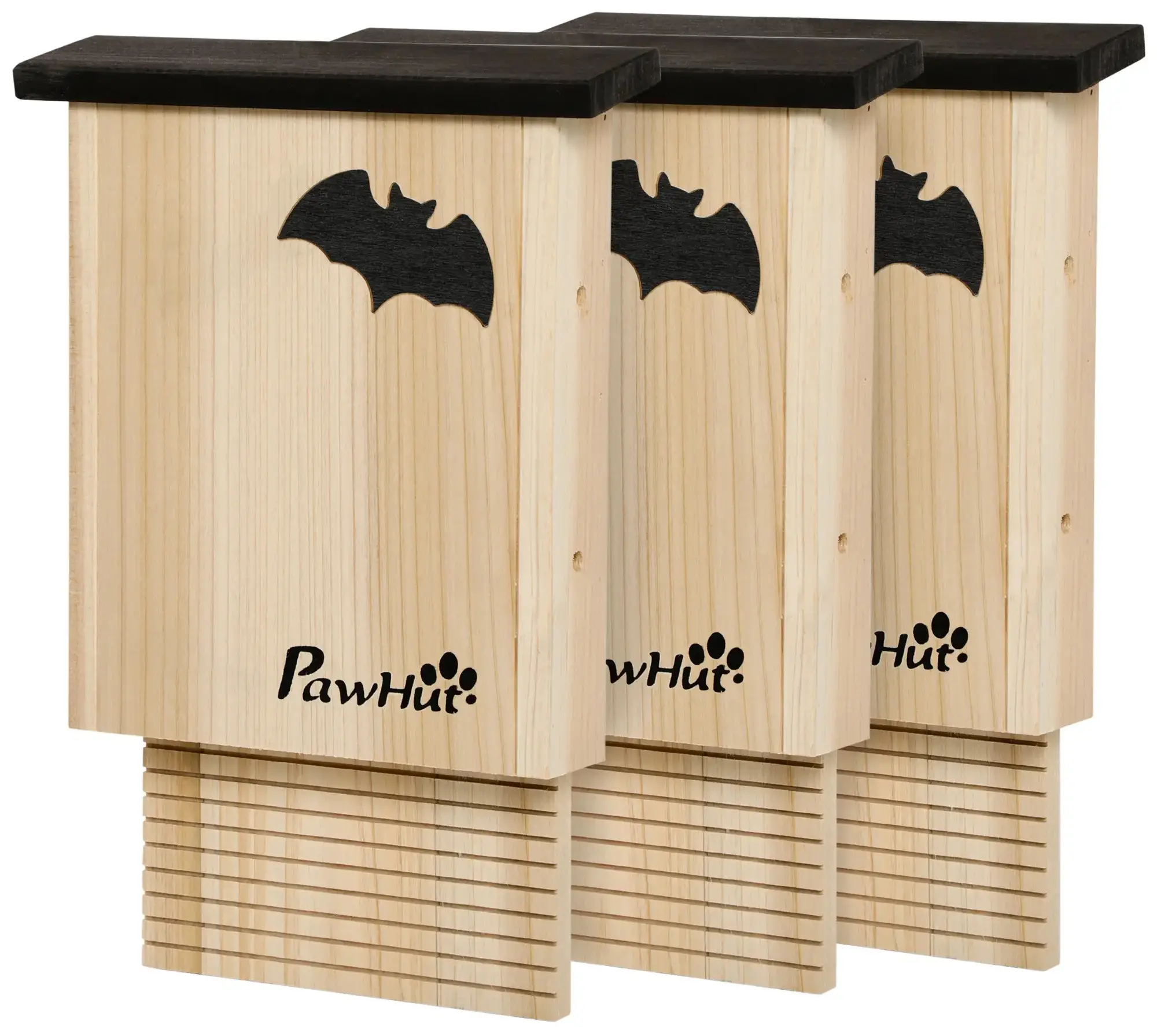 Комплект домиков для летучих мышей PawHut D51-347V00ND 3pcs (Natural) - 2