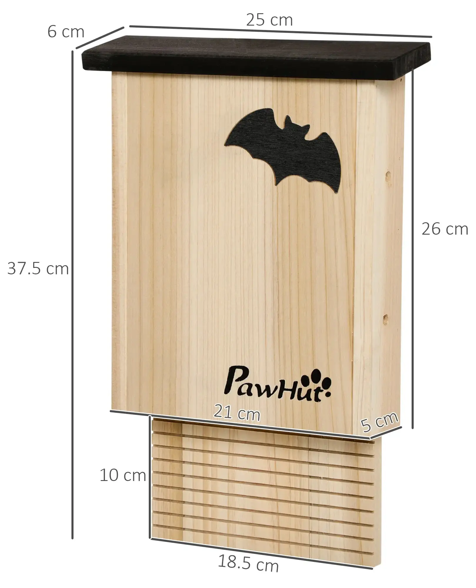 Комплект домиков для летучих мышей PawHut D51-347V00ND 3pcs (Natural) - 3