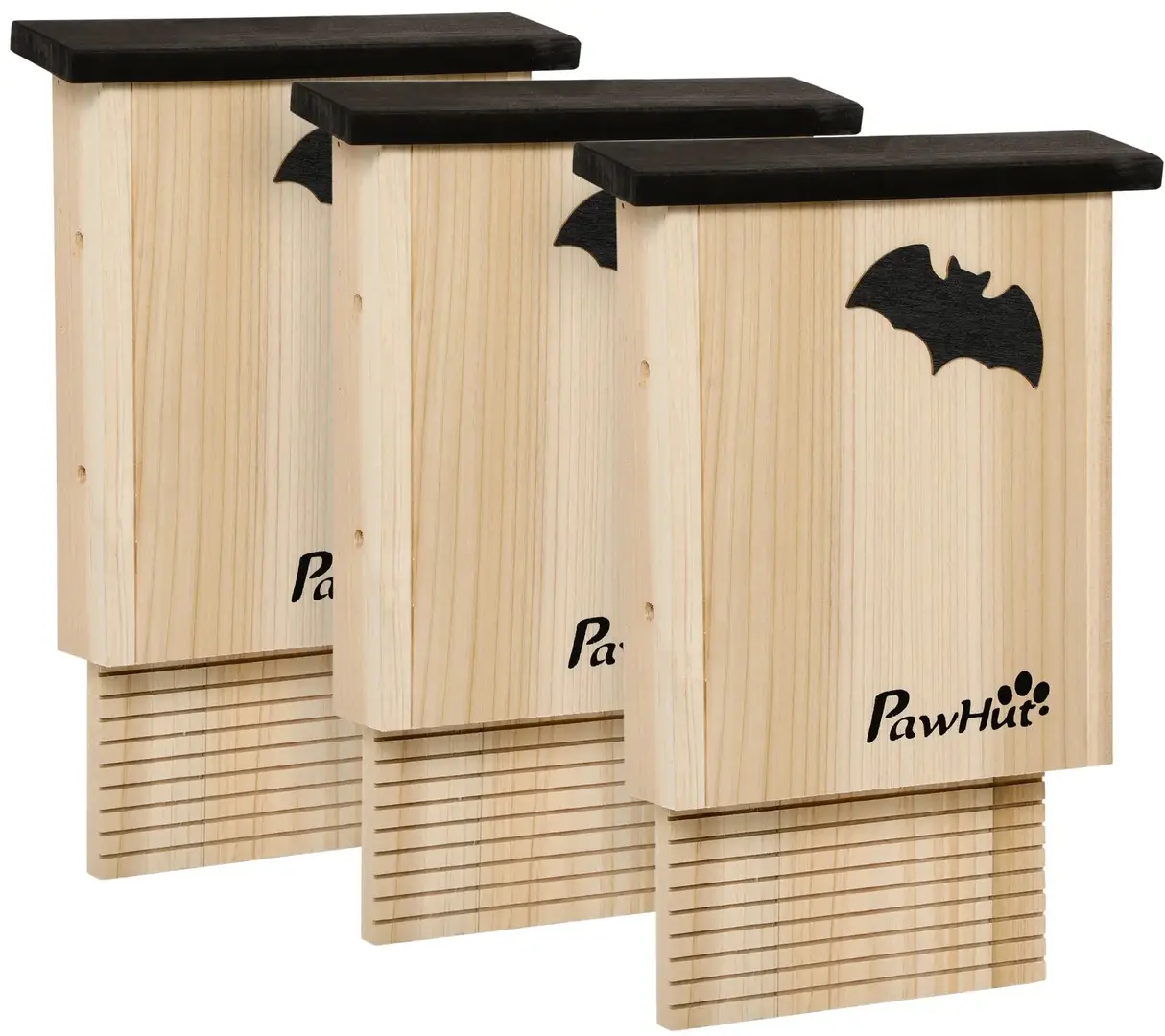 Комплект домиков для летучих мышей PawHut D51-347V00ND 3pcs (Natural)