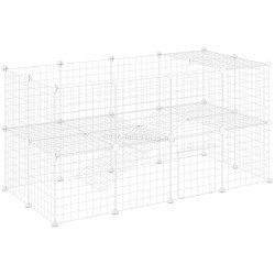 Cusca modulara pentru animale mici PawHut D06-072V00WT (White)
