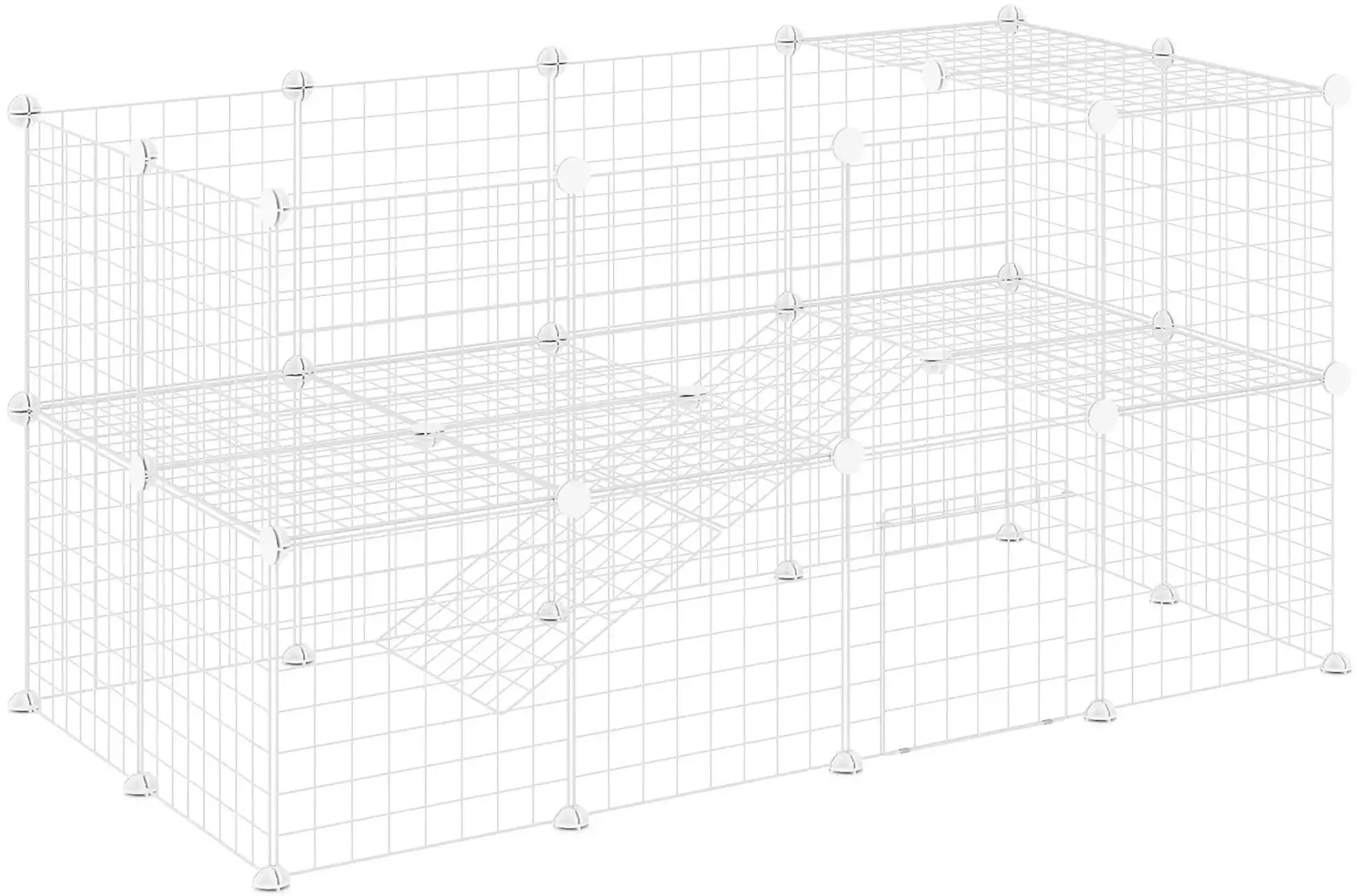 Cusca modulara pentru animale mici PawHut D06-072V00WT (White)