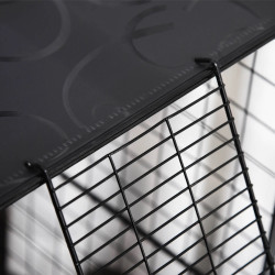 Модульный вольер для мелких животных PawHut D51-216 (Black) Thumb