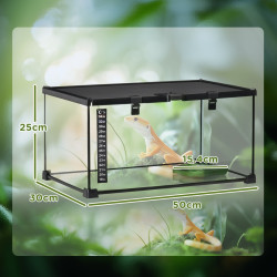 Террариум для рептилий PawHut D40-015V01 (Black) Thumb