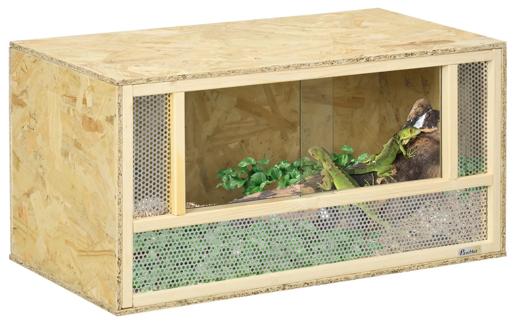 Terariu pentru reptile PawHut D40-027V00ND (Natural)