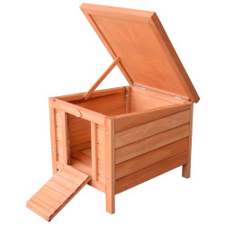 Уличный домик для кошек/мелких животных PawHut D2-0047 (Orange) Thumb