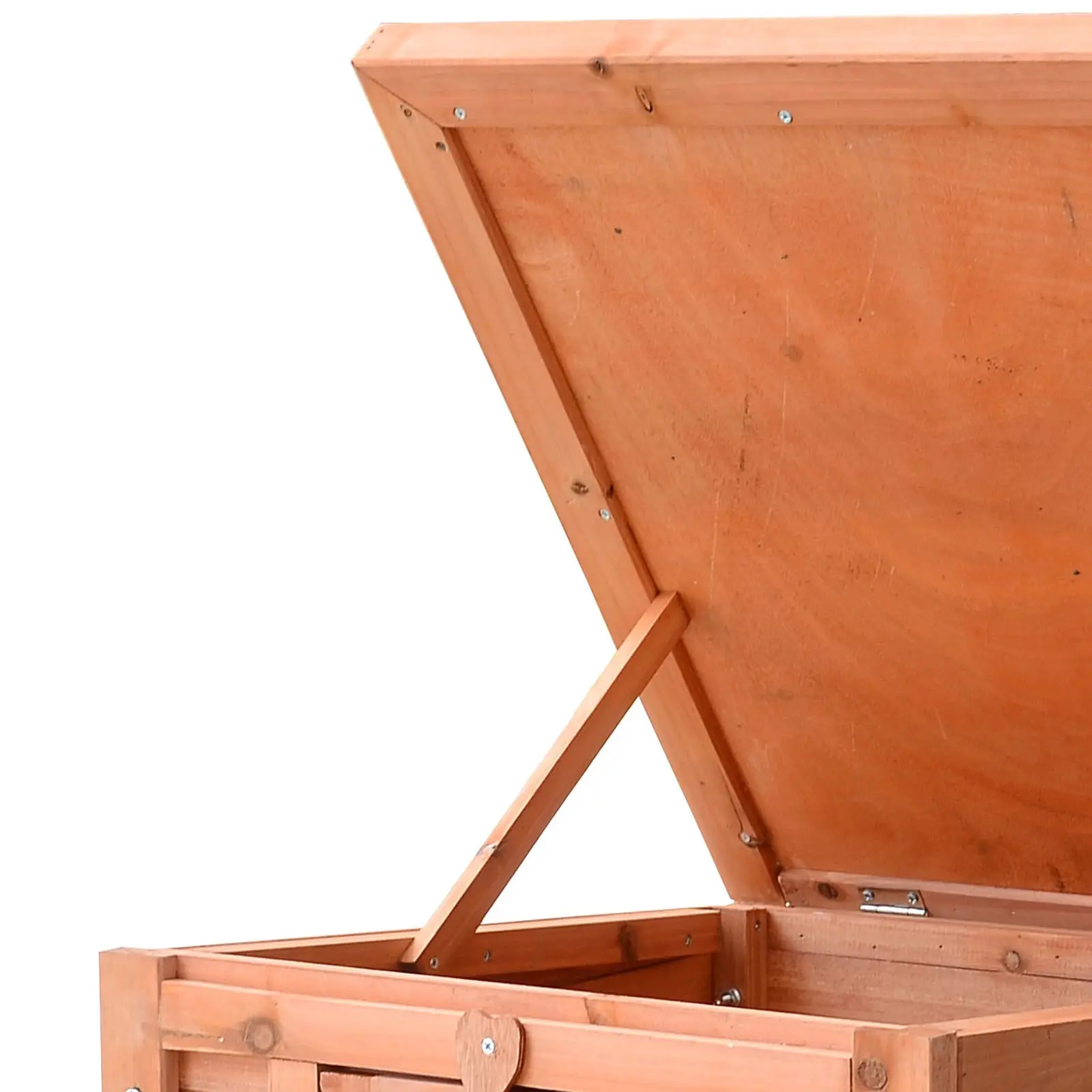 Уличный домик для кошек/мелких животных PawHut D2-0047 (Orange) - 6