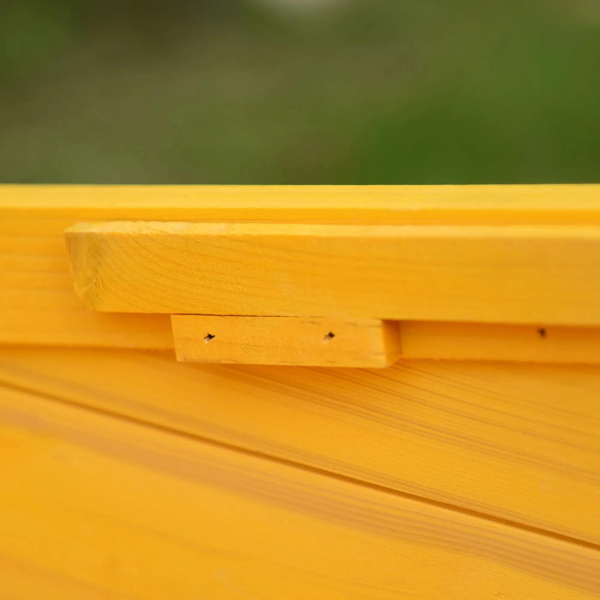 Casuta exterior pentru pisici/animale mici PawHut D30-130 (Yellow) - 7